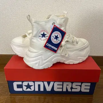 CONVERSE CITYHIKE HI 화이트 통굽 스니커즈 택 포함