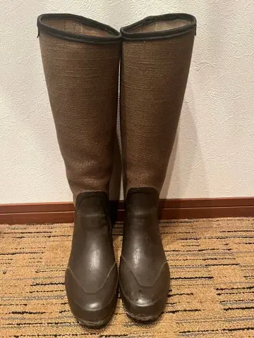 HUNTER 헌터 캔버스 레인부츠 롱 부츠 37