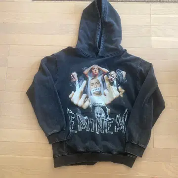 Eminem 그래픽 후드티 M 사이즈 다크 그레이
