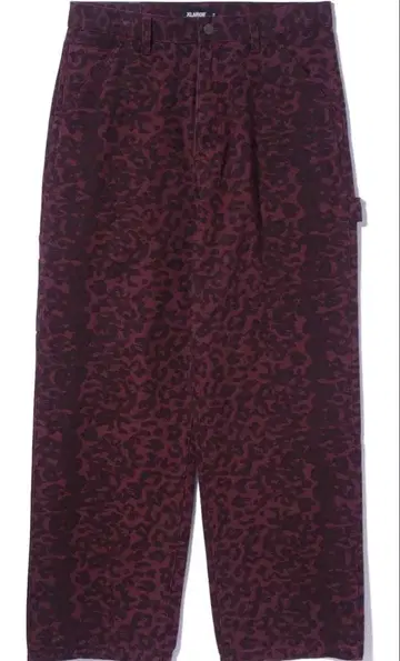 [XLARGE] LEOPARD OVERDYED PAINTER PANTS