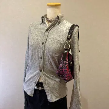 HYSTERIC GLAMOUR scullprint shirt Y2K