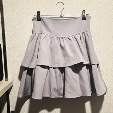 evelyn 스카판 프릴 미니 스커트 그레이지 양산형 지뢰계 새상품급