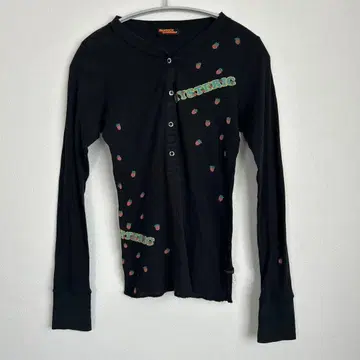 HYSTERIC GLAMOUR 이치고 패턴 긴팔 상의