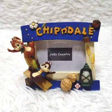 디즈니 칩 앤 데일 가을의 혜택 컨트리풍 사진 스탠드