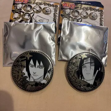 NARUTO 이타치 사스케 우치하 형제 캔뱃지 골든 캔뱃지