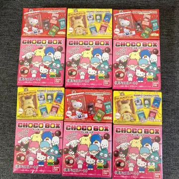 미개봉 새상품 산리오 초코 박스 6개 세트 슈링크 포함
