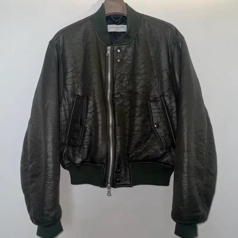 Dries Van Noten 크링클 봄버 L