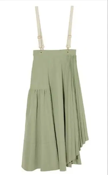 eimy istoire 가죽 서스펜더 어시멘틀리 플레어 스커트 S