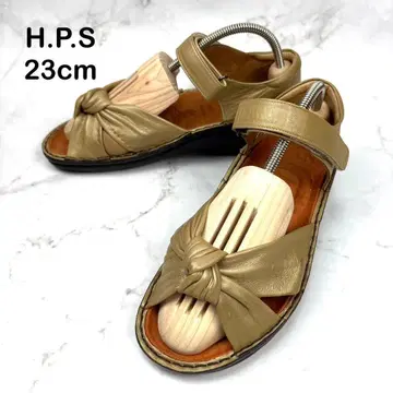 [컨디션 최상] H.P.S 에이치피에스 23 컴포트 샌들 리본 가죽