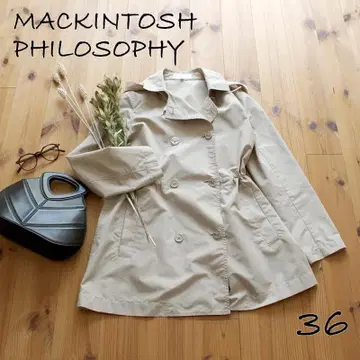 [새상품급] 매킨토시 철학 후디드 트렌치코트 36