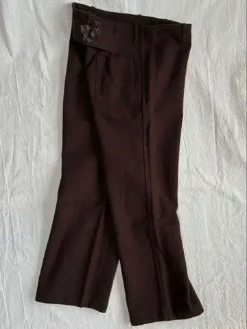 이탈리아군 호스피탈 울 팬츠 브라운 사이즈 1