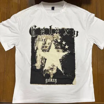 00s 갤럭시 별 프린트 그런지 펑크 Y2K 셔츠