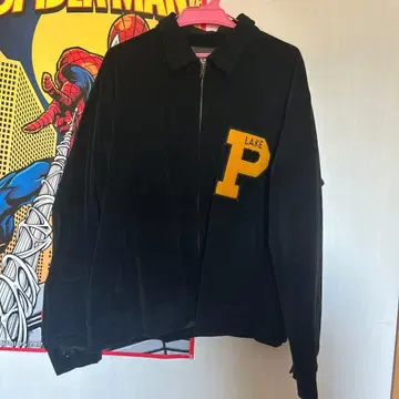 Backers 블랙 코듀로이 점퍼 L