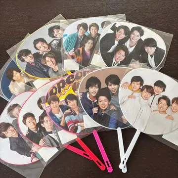 ARASHI 미니 부채 9매 세트