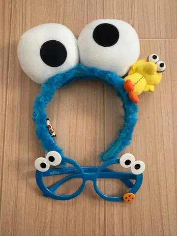 쿠키 몬스터 머리띠 안경