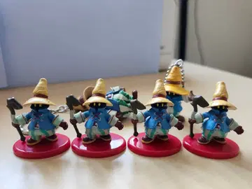 FF9 비비 피규어 6개 세트 키링, 키체인 FF9