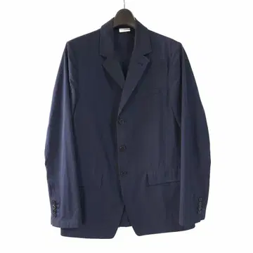 DRIES VAN NOTEN 코튼 개버딘 자켓 네이비