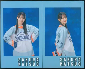 히나타자카46 스키니나루 크레센도 마츠오 사쿠라 랜덤 포토 카드 컴프