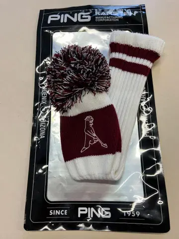 [ 최신 버전 ] PING 레트로 니트 드라이버용 골프헤드커버