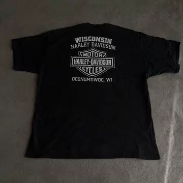 할리데이비슨 T셔츠 블랙