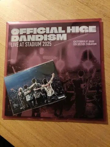 OFFICIAL HIGE DANDISM 라이브 영화 팜플렛
