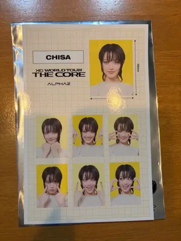 XG WORLD TOUR THE CORE CHISA 굿즈