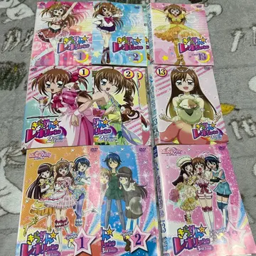 키라링 레볼루션 렌탈 DVD 전 시리즈 전 39권 표지 있음