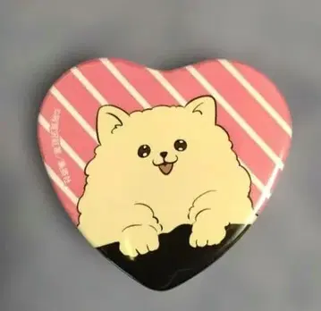 얼음 성벽 폰타 하트형 캔뱃지