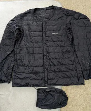 mont-bell 블랙 다운 자켓 L 수납 봉투 포함 스페리오 다운