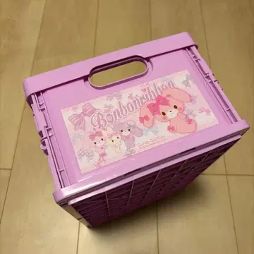 모자 꽁지 리본 접이식 컨테이너 수납 박스