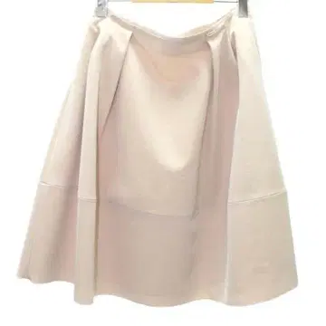 새상품급 FOXEY NEW YORK 플레어 스커트 무릎 기장 베이지 42