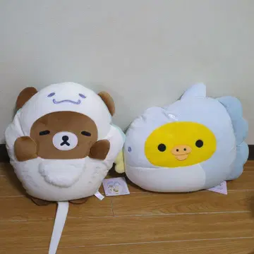 리락쿠마 바다 리라 기분 캐릭터형 쿠션 차이로이코구마 키이로이트리