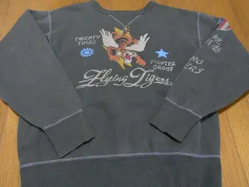 버즈릭슨 맨투맨 초기 플라잉 타이거 흑먹색 L