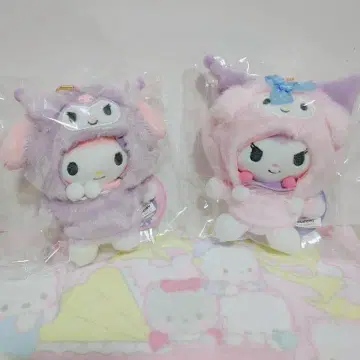 산리오 마이멜로디 쿠로미 친구 후드티 므뉴구루미 마스코트