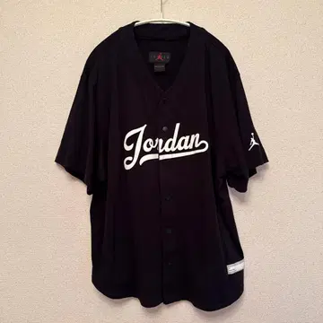 Jordan 블랙 베이스볼 셔츠
