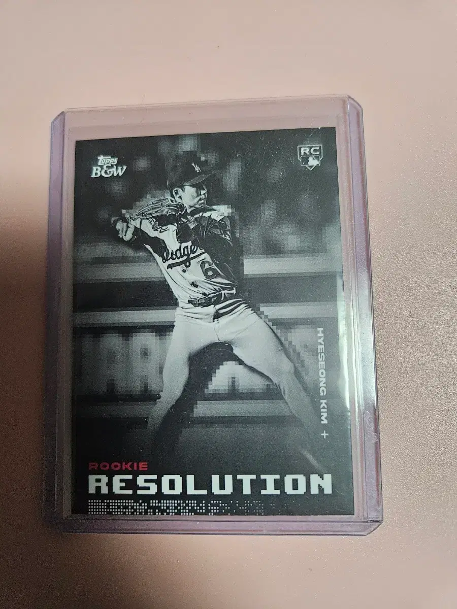 김혜성 2025 Topps 블랙앤화이트 루키 리솔루션