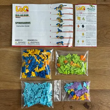 LaQ 스피노사우루스 다이너소어 월드/미니 사마귀/스카이블루 100