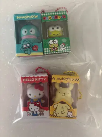 산리오 캐릭터즈 초코 박스 피규어 컬렉션 4개 세트