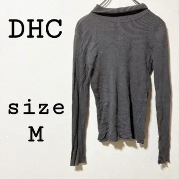 DHC [M] 리브 니트 하이넥 터틀넥 구제 의류