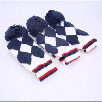 골프 헤드커버 3개 트리코롤 우드 커버 드라이버 커버