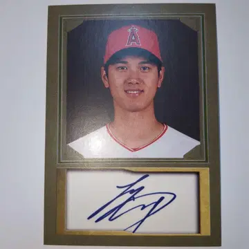 오타니 쇼헤이 엔젤스 프린트 사인 카드