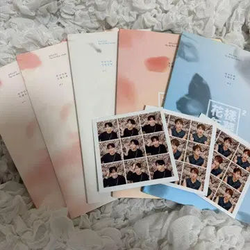BTS 화양연화 pt.1&pt.2 앨범 세트 트레이딩 카드 포함