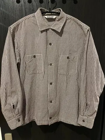 TENDERLOIN 텐더 로인 체크 긴팔 셔츠 M