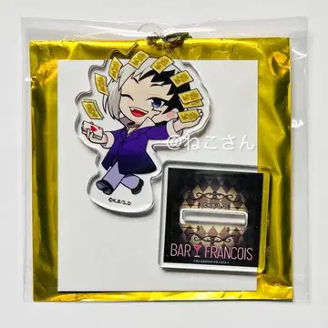 Dr.STONE 아사기리 겐 바 프랑수아 아크릴 스탠드 키링