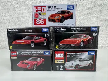 미개봉 토미카 프리미엄 묶음 판매 5대 페라리 포르쉐 람보 86