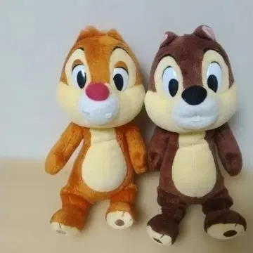 디즈니 리조트 칩앤데일 봉제 인형 2개 세트