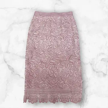 미슈마슈 플라워 케미컬 레이스 타이트 스커트