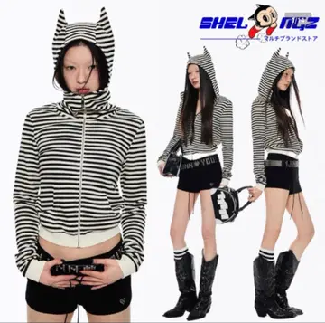 시즈니룩 보더 후드티