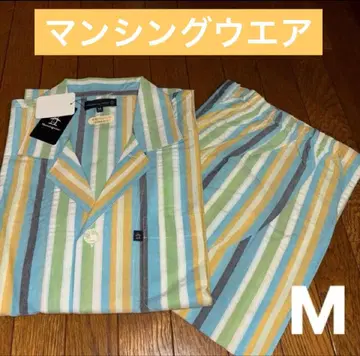 [ 새상품 ] Munsingwear, 멋진 파자마 반팔, 6부 팬츠 M