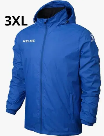[ 미사용 새상품 ] KELME 3XL 마운틴 파카 바람막이 파랑